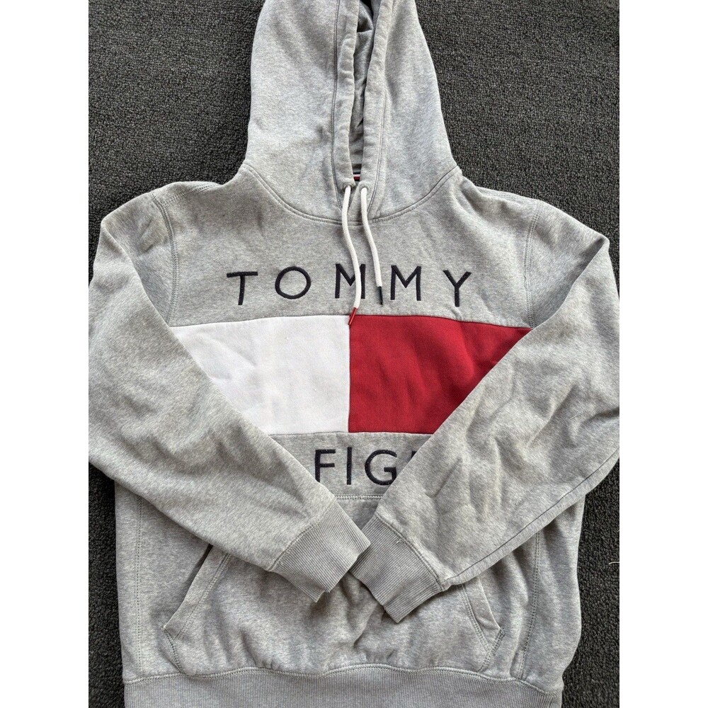 Tommy‎ Hilfiger Women's Grey Hoodie Size Large